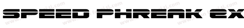 Speed Phreak Extra-C字体转换